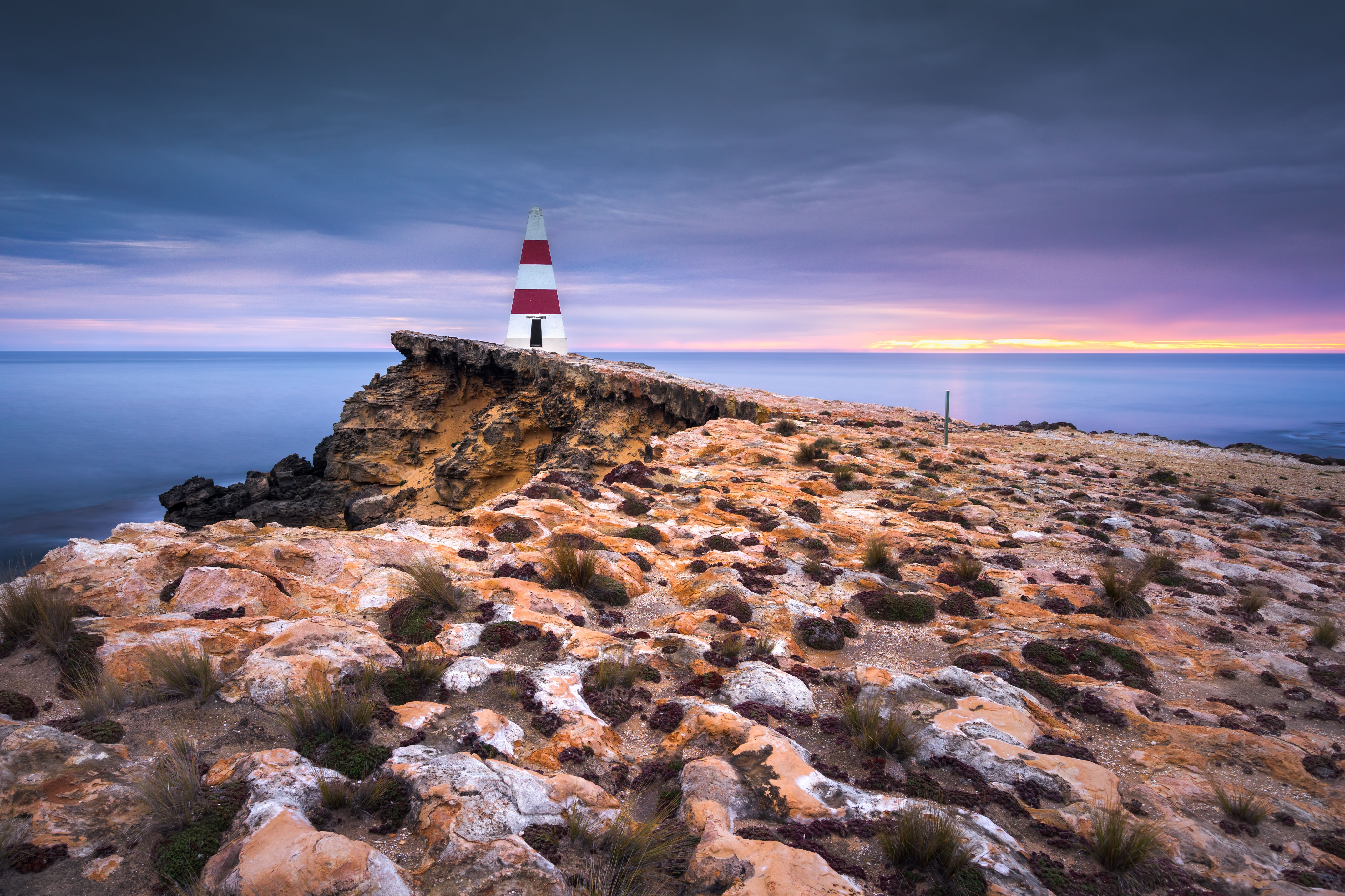 Lighthouse sunset